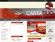 Tablet Screenshot of cartaduo.com